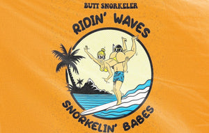 Butt Snorkeler Flags